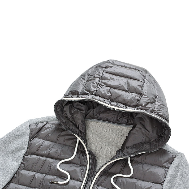 Illustration for article titled Men's Winter Jacket With Hooded Down Lightweight Plus Size 3XL Male Parka Casual Black Jacket